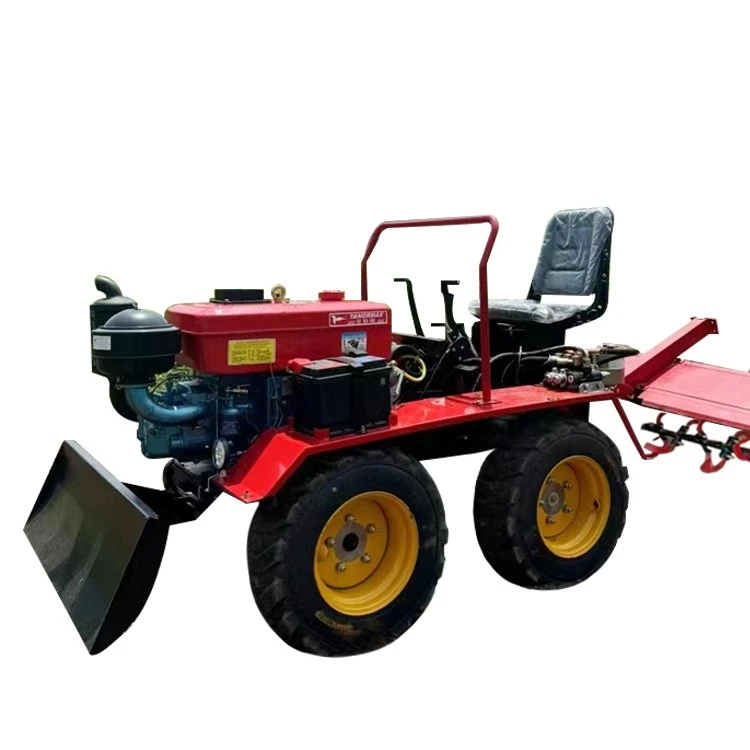 Cultivator Rotary Tiller Agricultural Mini Crawler