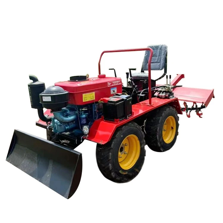 Cultivator Rotary Tiller Agricultural Mini Crawler