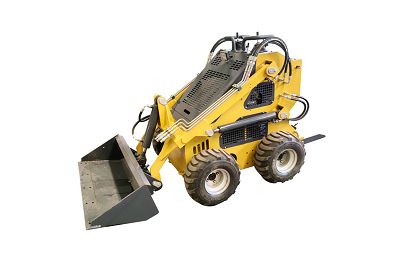 The hydraulic principle of the skid loader