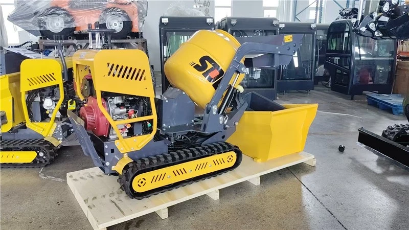 Small crawler concrete mixers