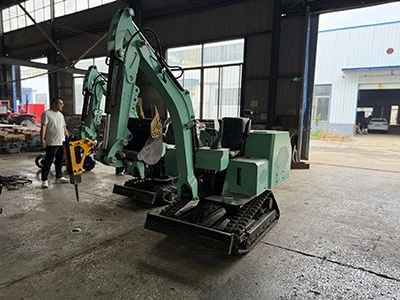 Front-digging And Rear-rotating Crawler Tiller For Customer On-site Ordering