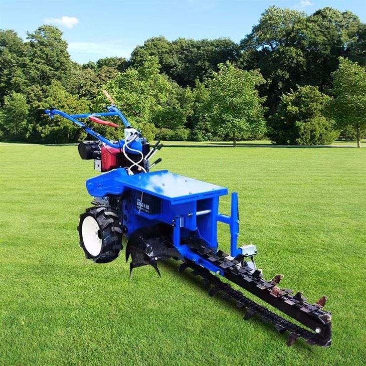 Small Walk-behind Chain Trencher