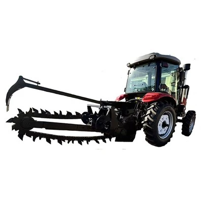 Three-point suspension chain trencher