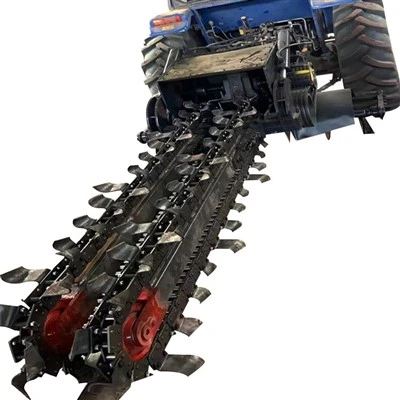Double Chain Trencher Pipe Trencher